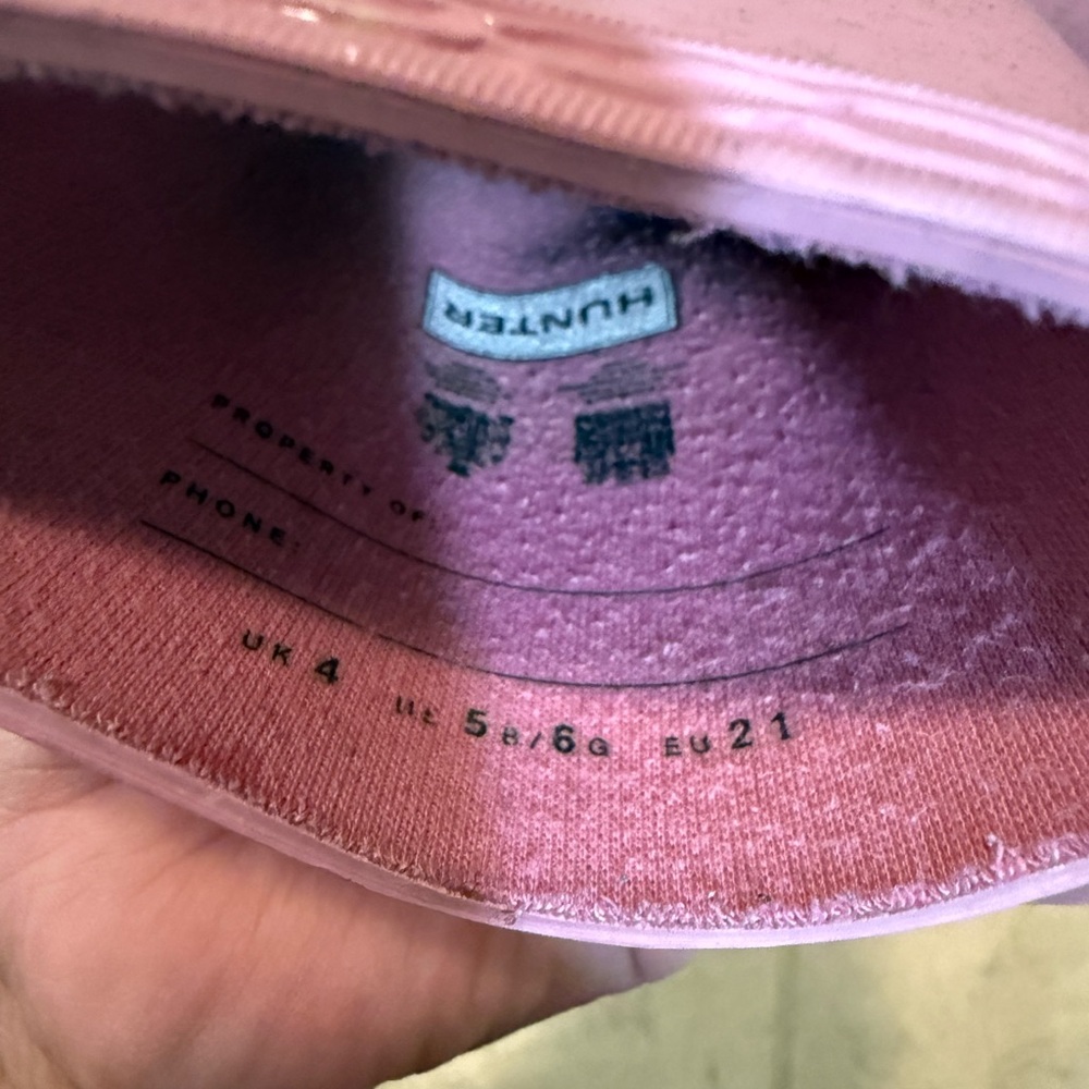 Pink hunter boots - Picture 3 of 4
